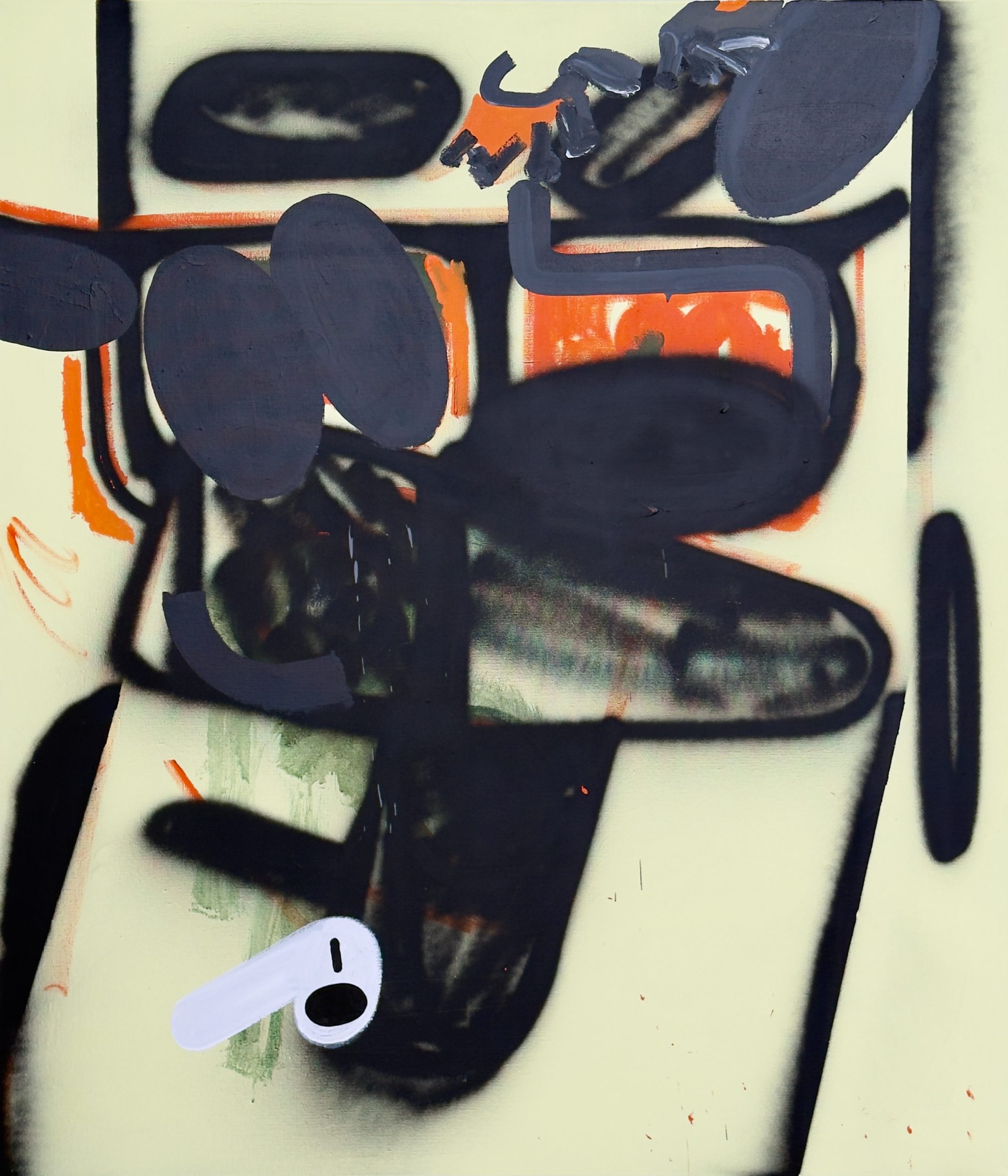 Ádám DÓRA Training Composition III. acrylic on canvas 150x130 cm 2025 (1)