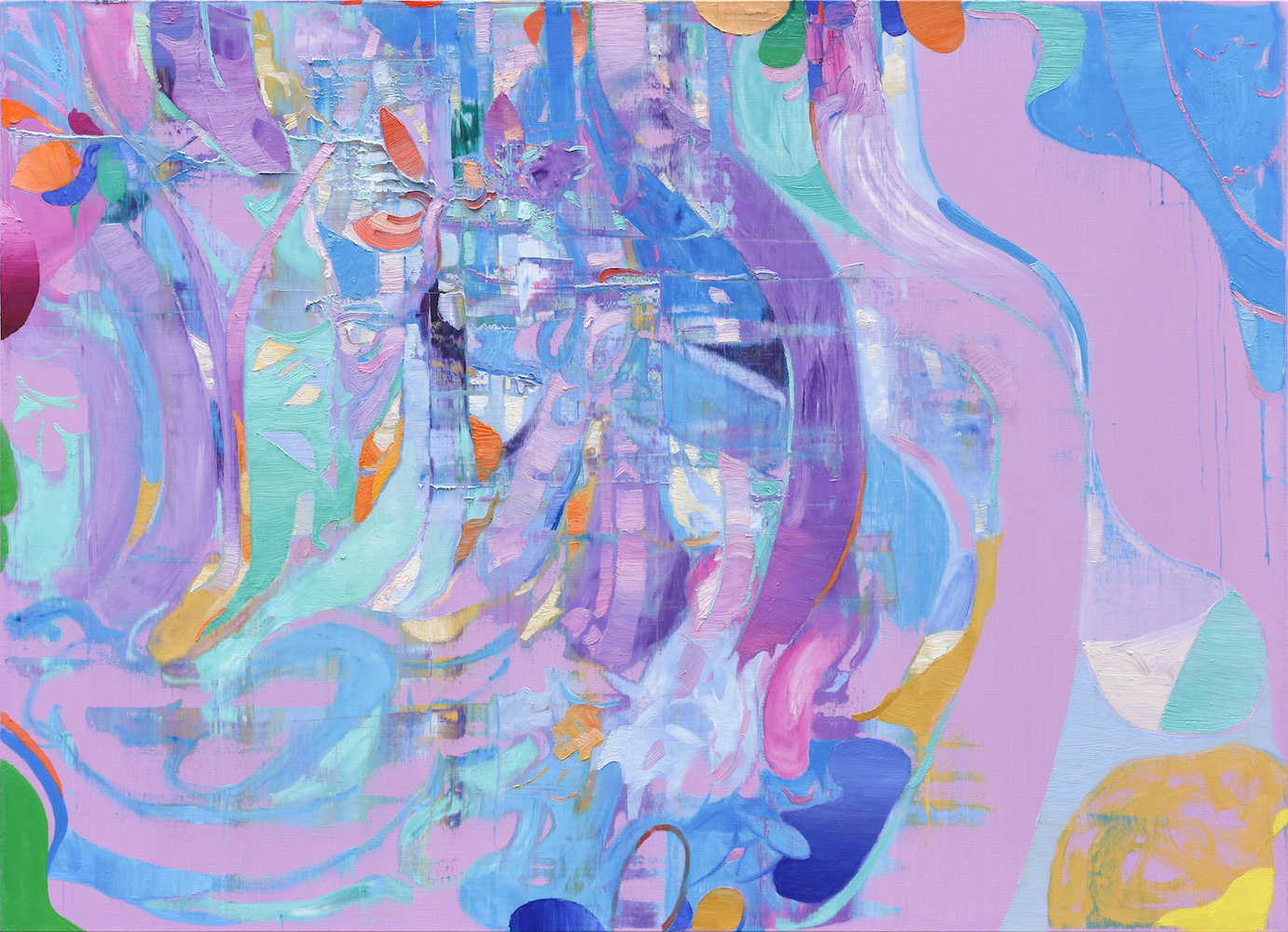 Szilard Huszank,130x180cm, From the Series Overpaintings 2023-2025, oil on canvas, 34 copy